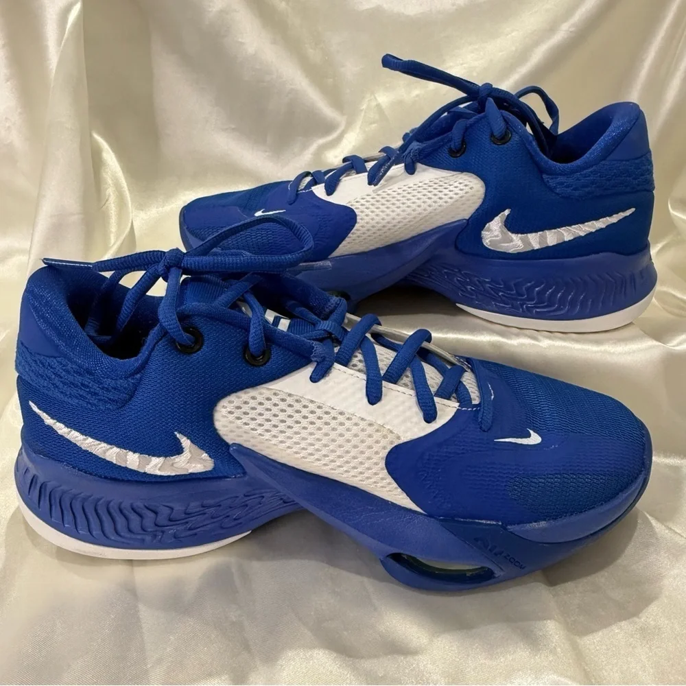 Nike Zoom Freak 4 TB Sneakers 5.5 Game Royal Blue Basketball DO9679-401 Sporty